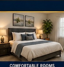 Comfortable furnished bedroom